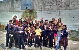 Guatemala students and mission trip team